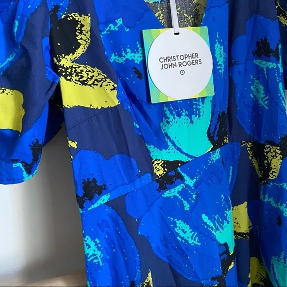 Christopher John Rogers for Target Blue Dress - Picture 4 of 8